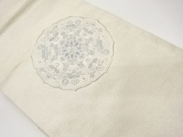 華文模様刺繍名古屋帯